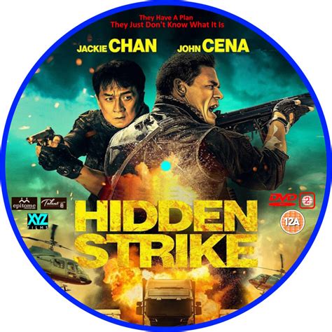 Hidden Strike (2023) R2 Custom DVD Label - DVDcover.Com