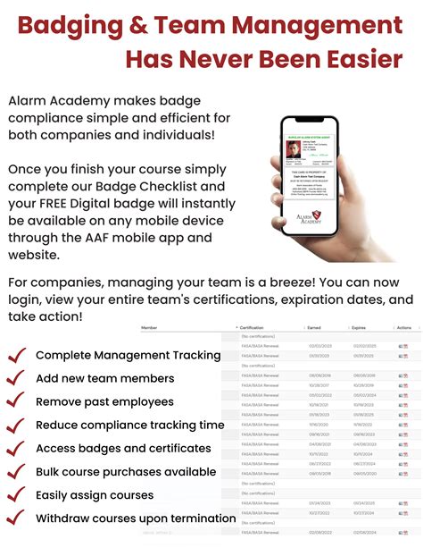 Badging - Alarm Academy