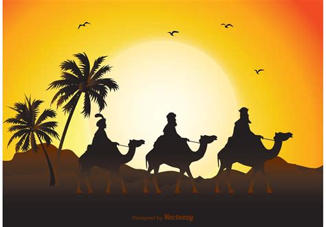 Three Wise Men Illustration 85995 Vector Art at Vecteezy