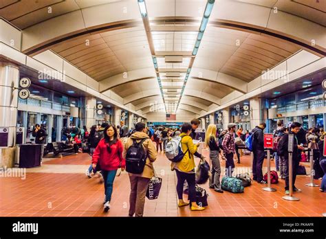 South Station Bus Terminal Boston, Massachusetts, USA Stock Photo - Alamy