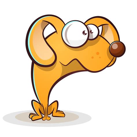 Funny, cute dog cartoon. 378939 Vector Art at Vecteezy