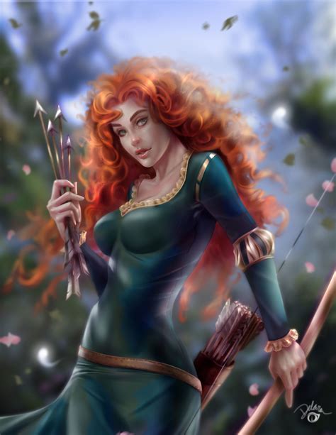 Merida Fan Art by Cris Delara | Creatures from Dreams