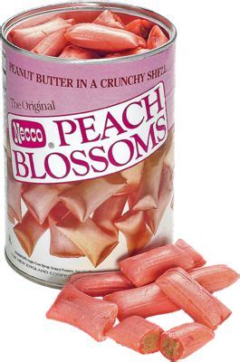 Necco Peach Blossoms Candies | Peach Blossom Candy Canister