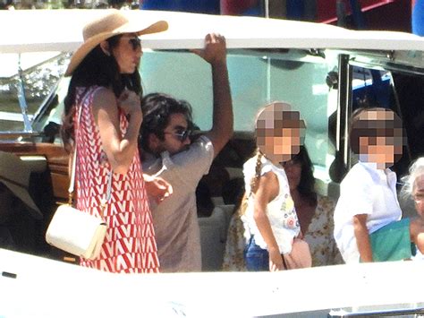 George Clooney Joins Amal & Their Twins For A Boat Ride In Italy ...