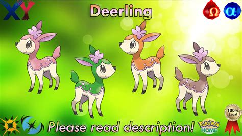 Shiny/non-shiny Deerling 6IV X/Y OR/AS S/M Us/um 100% - Etsy Australia