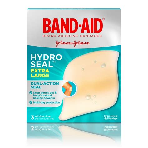 Band-Aid Brand Hydro Seal Extra Large Adhesive Blister Bandages, 3 ct ...