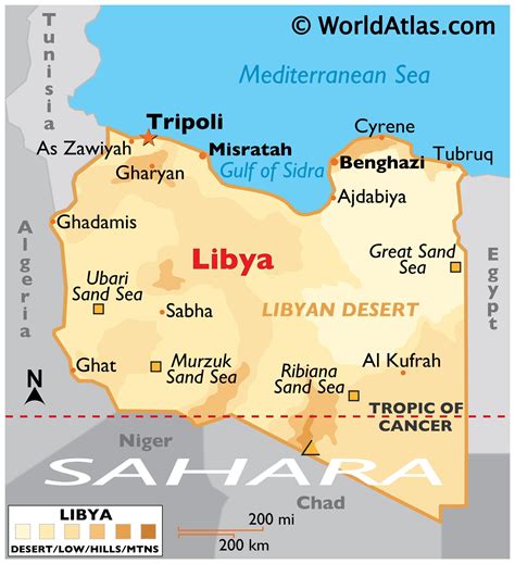 Libya Maps & Facts - World Atlas