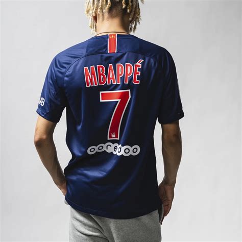 KYLIAN MBAPPE #7 PSG 2020 HOME JERSEY FOOTBALL