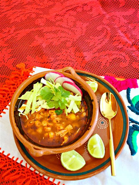 Pozole Rojo (Red Pozole) with Chicken Recipe • Living Mi Vida Loca