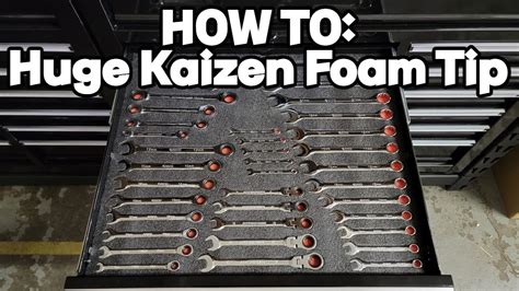 Watch This When Doing Kaizen Foam! HUGE Tip That Makes Cutting Tools In ...