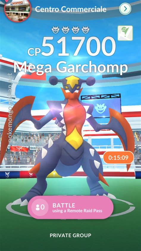 Mega Garchomp Raid Boss - Pokemon Go