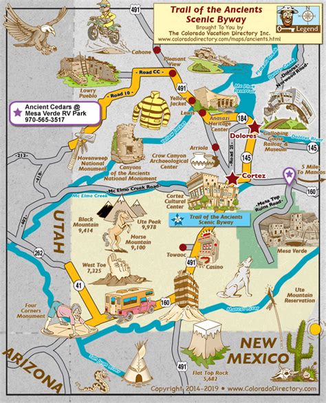 Canyons Of The Ancients National Monument Map - Maping Resources