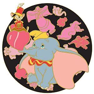 Dumbo and Timothy 'Pink Elephants on Parade' spinner pin from our Pins ...