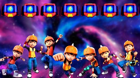 BOBOIBOY BERUBAH MENJADI BOBOIBOY ALL GALAXY ELEMENTAL DENGAN JAM ...