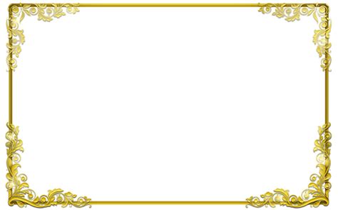 Free Gold Frame Border Png, Download Free Gold Frame Border Png png ...