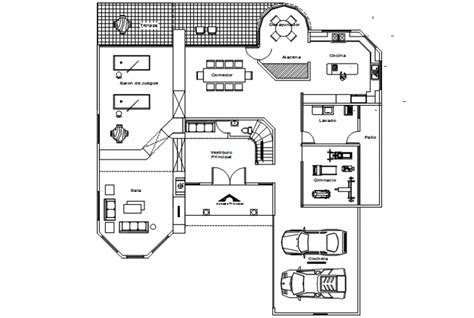 GROUND FLOOR PLAN OF A HOUSE CAD FILE | by Autocad Files | Medium