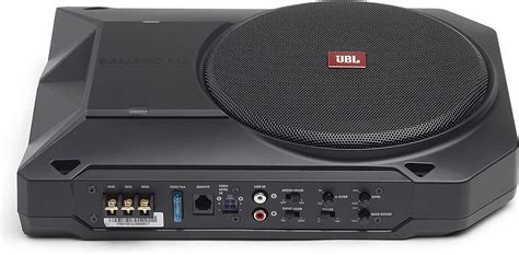 JBL BassPro SL 8-inch 125W RMS Powered Under-Seat Compact Subwoofer ...