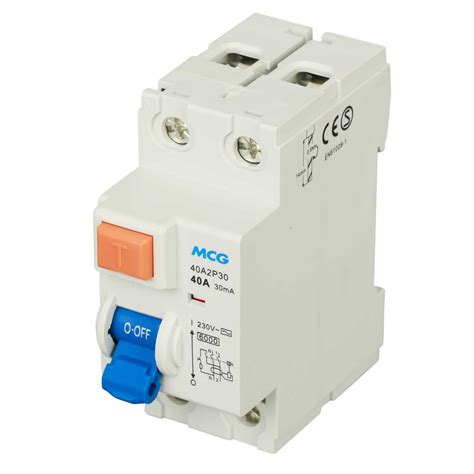 MCG 40A 2 Pole 30mA Type AC RCD (40A2P30) | CEF