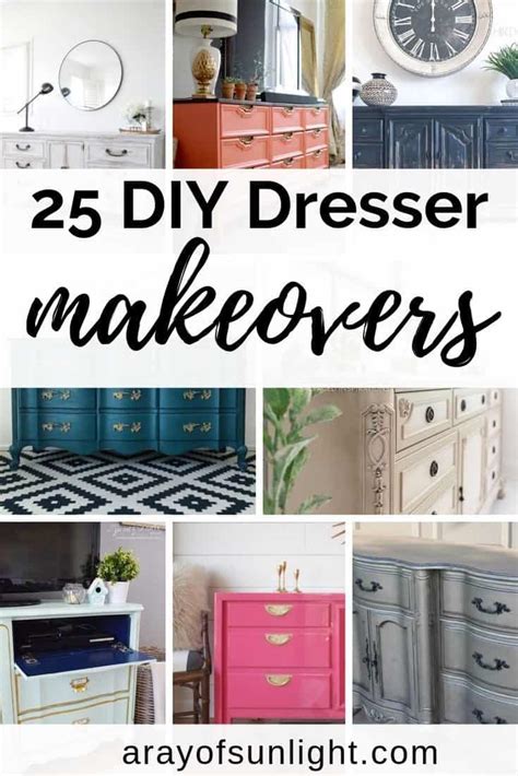 DIY Dresser Makeovers - A Ray of Sunlight