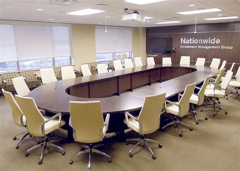 Nationwide Reconfigurable Oval Conference Table