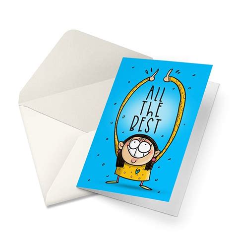 Buy All the best - Greeting Card Online | Doodle Monk