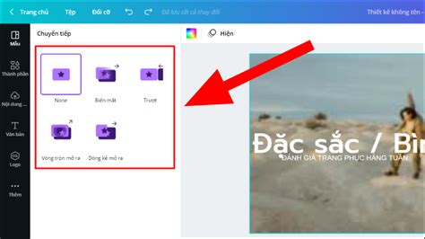 [Video] Cách tạo hiệu ứng chuyển cảnh trên Canva cực đẹp mắt