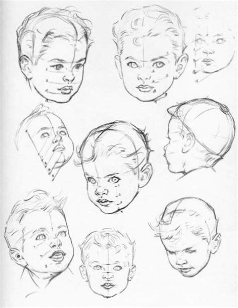 How to Draw Baby and Toddlers Heads in The Correct Proportions ...