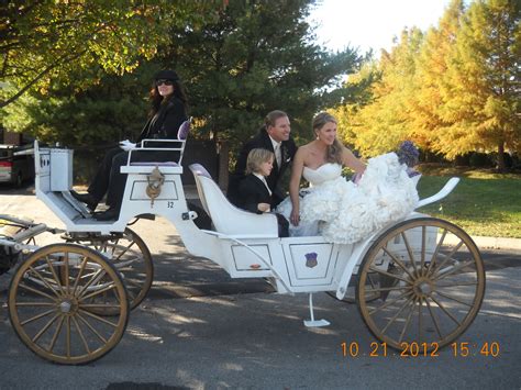 Sugar Creek Carriages: Horse Drawn Wedding Carriage