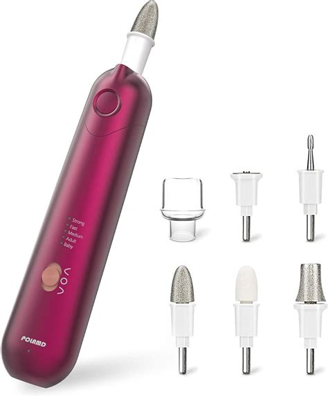 POLAMD Cordless Manicure and Pedicure Set, Rechargeable Electric Nail ...