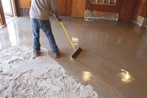 DIY Leveling Concrete Floor Problem – Flooring Ideas