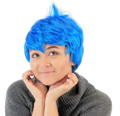 Disney Joy Inside Out Blue Costume Wig - Walmart.com