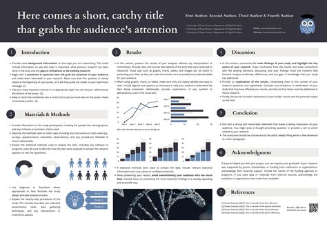 Scientific Conference Poster Template Canva to Present Your Study in ...