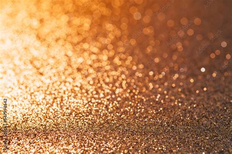 Gold Glitter Sparkle Confetti Background Stock Photo | Adobe Stock