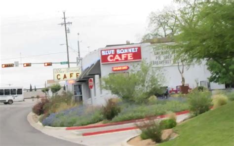 Menu of Blue Bonnet Cafe, Marble Falls, Marble Falls