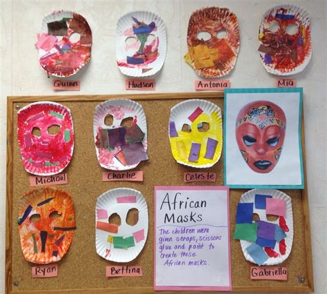 All around the world: Africa. Preschool children used scraps of paper ...