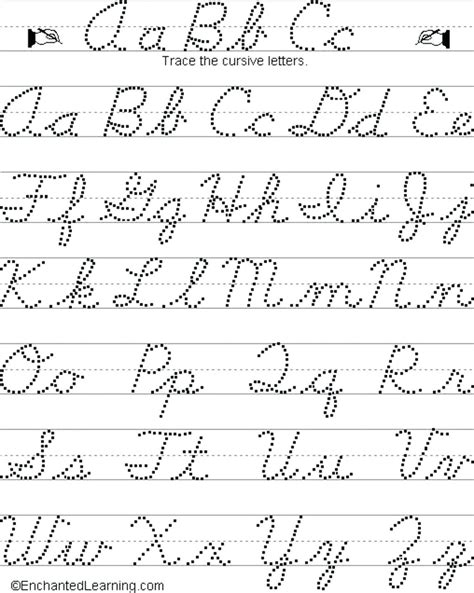 tracing cursive letters worksheets free alphabetworksheetsfreecom ...