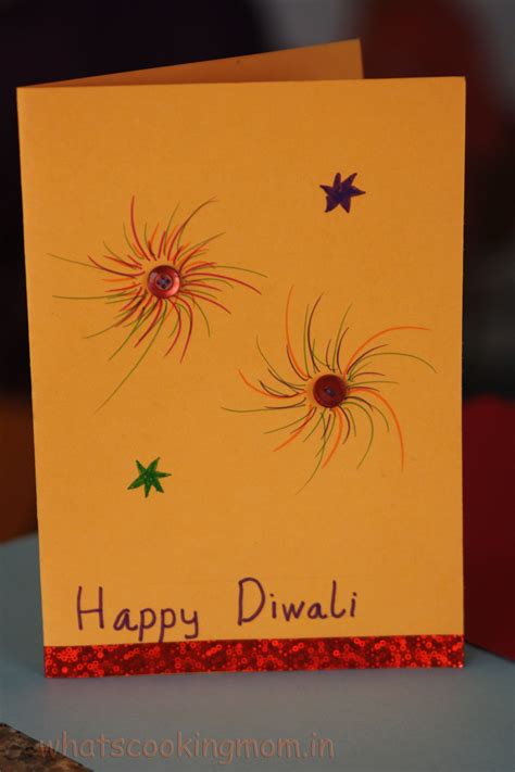 Handmade cards for Diwali | whats cooking mom