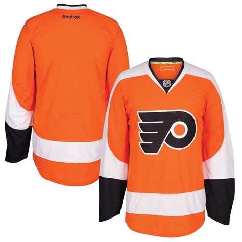 Philadelphia Flyers Reebok EDGE Authentic Home Jersey - Orange