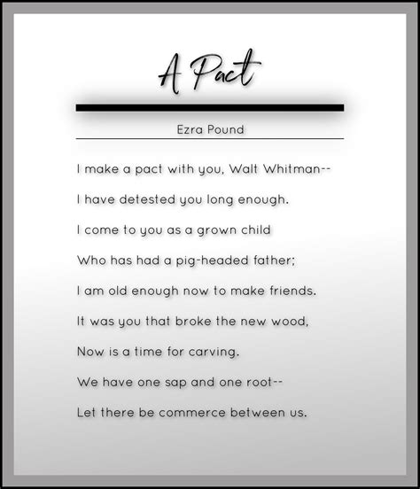 Ezra Pound Poems | Classic Famous Poetry