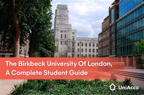 Student Guide to The Birkbeck University Of London 2024 - UniAcco