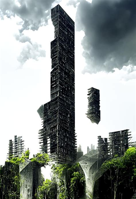 Liminal Spaces and the Surreal: A strange and stark megastructure - AI ...