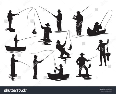 144,714 "fisherman Silhouette" Images, Stock Photos, 3D objects ...