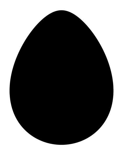 Free Egg Template - ClipArt Best