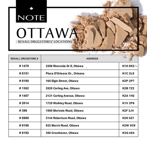 NOTE Cosmetics Points Of Sale (OTTAWA)💄. . . #notecosmeticcanada# ...