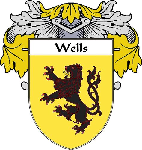 "Wells Coat of Arms / Wells Family Crest" Stickers by William Martin ...