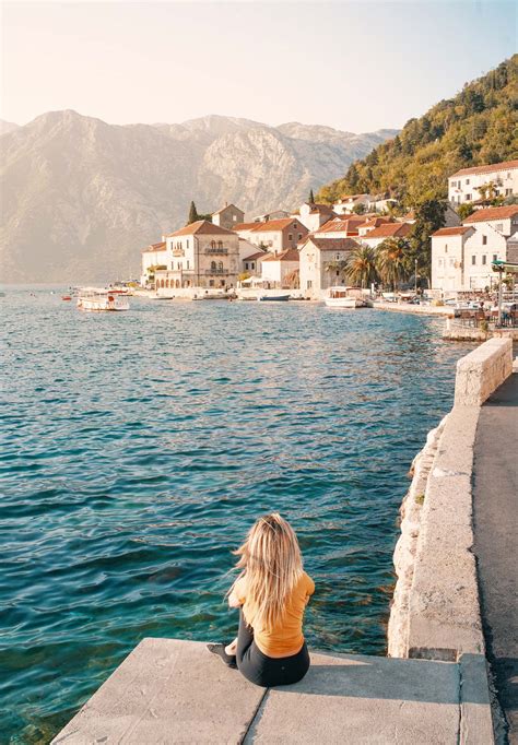 Oceanside Road view of Perast & Bay of Kotor | Explorest