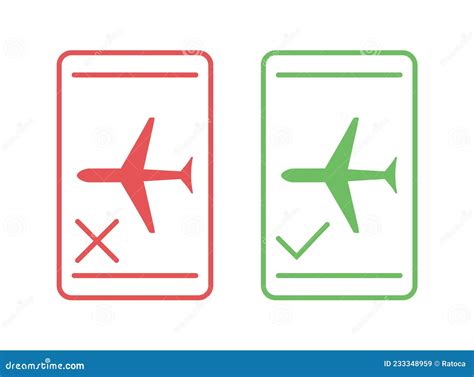 Airplane mode symbol stock vector. Illustration of flight - 233348959