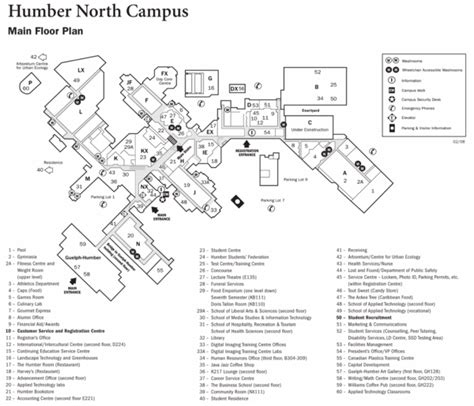 Humber College North Campus Map - 205 Humber College Blvd Toronto ...