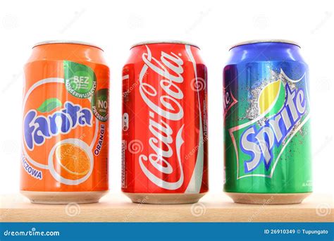 Coca Cola, Fanta, Sprite editorial stock image. Image of cold - 26910349