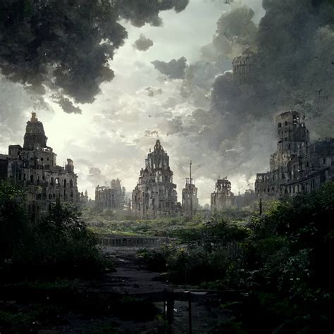 NieR Automata City Ruins by KomplexTheSupport on DeviantArt